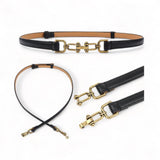 TAILLE 1pc Decor Buckle Skinny Belt