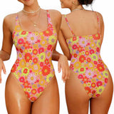 GYPSY SWIM Floral Vintage One Piece Swimsuit High Cut