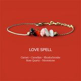 ANCHOR Healing Crystal Intention Combination Bracelet – Natural Gemstone Energy Talisman