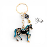 BLING Charms Horse Gold Ingots Lucky 2026 Keychain