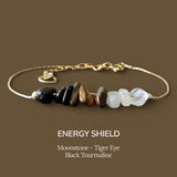 ANCHOR Healing Crystal Intention Combination Bracelet – Natural Gemstone Energy Talisman