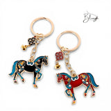 BLING Charms Horse Gold Ingots Lucky 2026 Keychain