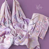 WRAP Luxury Floral Satin Scarf | Multi-Way Wrap for Day to Night Looks