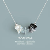 ANCHOR Healing Crystal Intention Combination Necklace – Natural Gemstone Energy Talisman