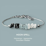 ANCHOR Healing Crystal Intention Combination Bracelet – Natural Gemstone Energy Talisman