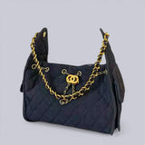 PREORDER BOLSO Premium Quilted Suede Classic Chain Bag