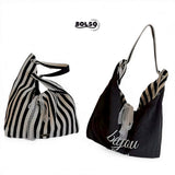 BOLSO Reversible Canvas Nylon Shoulder Bag