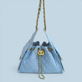 PREORDER BOLSO Premium Quilted Suede Classic Chain Bag