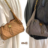 PREORDER BOLSO Premium Quilted Suede Classic Chain Bag