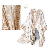 GYPSY Woven Boho Embroidered Ethnic Kimono