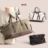 BOLSO Canvas Large Duffle Travel Bag w Sling