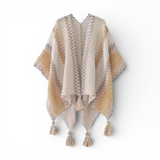 WRAP Boho Ethnic Shawl | Cozy Layered Poncho