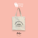 BOLSO Flowers Large Canvas Tote