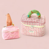 BOLSO Bespoke Emboss Embroidery Vanity Organizer Bag Handle