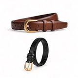 TAILLE Gold Classic  Buckle Slim Belt