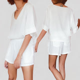 [CLEARANCE] CERISE Woven Boxy Top and Shorts Set