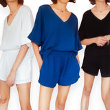 [CLEARANCE] CERISE Woven Boxy Top and Shorts Set