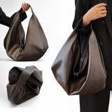 BOLSO Versatile Leather Large Shoulder Tote Bag