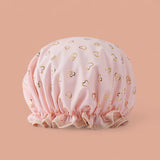 TRIX Printed Double Layer Shower Cap Bath