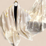 WRAP Silky Fashion Square Scarf 90x90cm