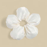 TRIX Floral Fluffy Cushion Large Scrunchie Hair Tie