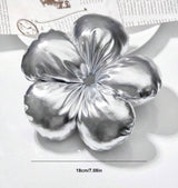 TRIX Floral Fluffy Cushion Large Scrunchie Hair Tie