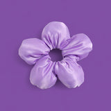 TRIX Floral Fluffy Cushion Large Scrunchie Hair Tie