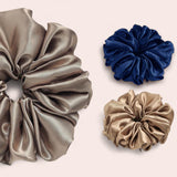 TRIX XL Silky Elegant Soft Scrunchie Hair Tie
