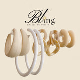 BLING 4pairs Match Colored Classic Mixed Earrings Set