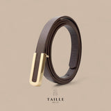 TAILLE Decor Buckle Minimalist Slim Belt
