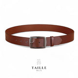 TAILLE Vintage Classic Gunmetal Buckle Belt