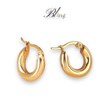 BLING Mini Hoops Vintage Classic Pair of Earrings