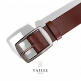 TAILLE Vintage Classic Gunmetal Buckle Belt