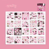 CRAFTY Vintage Themed Sticker Book for Journaling Scrapbook