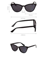 ILUV Vintage Cat’s Eye Black Fashion Glasses with Hard Case