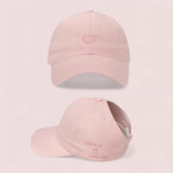 LITTLE DREAMERS Heart Summer Cap For Little Girls
