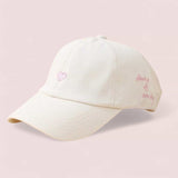 LITTLE DREAMERS Heart Summer Cap For Little Girls