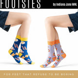 FOOTSIES Cute Food Pattern Crew Socks