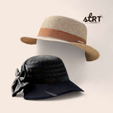 STRT Summer Elegant Straw Hat Brim Sun Protection