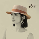 STRT Summer Elegant Straw Hat Brim Sun Protection
