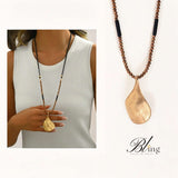 BLING Geo Pendant Boho Adjustable Ethnic Summer Necklace