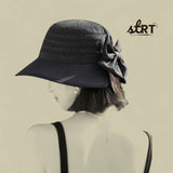 STRT Summer Elegant Straw Hat Brim Sun Protection