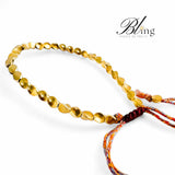 BLING Copper Beads Vintage Pull String Bracelet