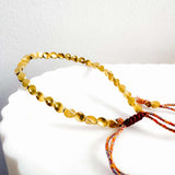 BLING Copper Beads Vintage Pull String Bracelet