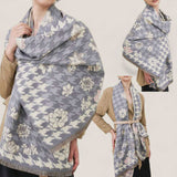 WRAP Warm Dainty Large Rectangular Shawl