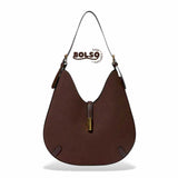 BOLSO Suede Slim Hobo Shoulder Bag