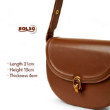 PREORDER BOLSO Vintage Saddle Shoulder Bag