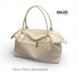 BOLSO Corduroy Commuters XLarge Zipper Tote Bag