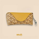 BOLSO Patterned Leather Sunglasses Protective Case