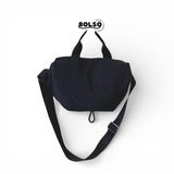 BOLSO Textured Nylon Water Resistant Body Sling Belt Bag
